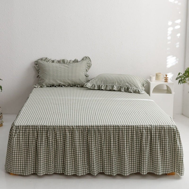 Wallen βαμβακερό κάλυμμα κρεβατιού, ύφανση με βαμμένα νήματα, αντίδραση βαφής, μοτίβο 14863995