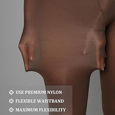 Nailoninės kojinės, vientisos spalvos, plonos, formuojančios kojas, kvapų atsparios