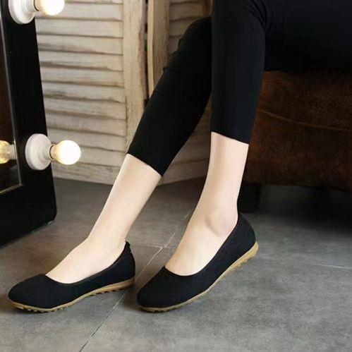 Moterų batai su kvadratine nosimi, kanapių viršutine dalimi, plokščiu kulnu, elastine užsegimu, vidpadis iš medvilnės