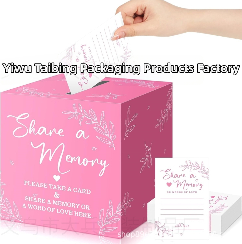 Pamätná krabička na kartičky, Materiál: Jammed, Štýl: Moderná jednoduchosť, Spracovanie: Tlač, Darček k narodeninám, maturite a párty