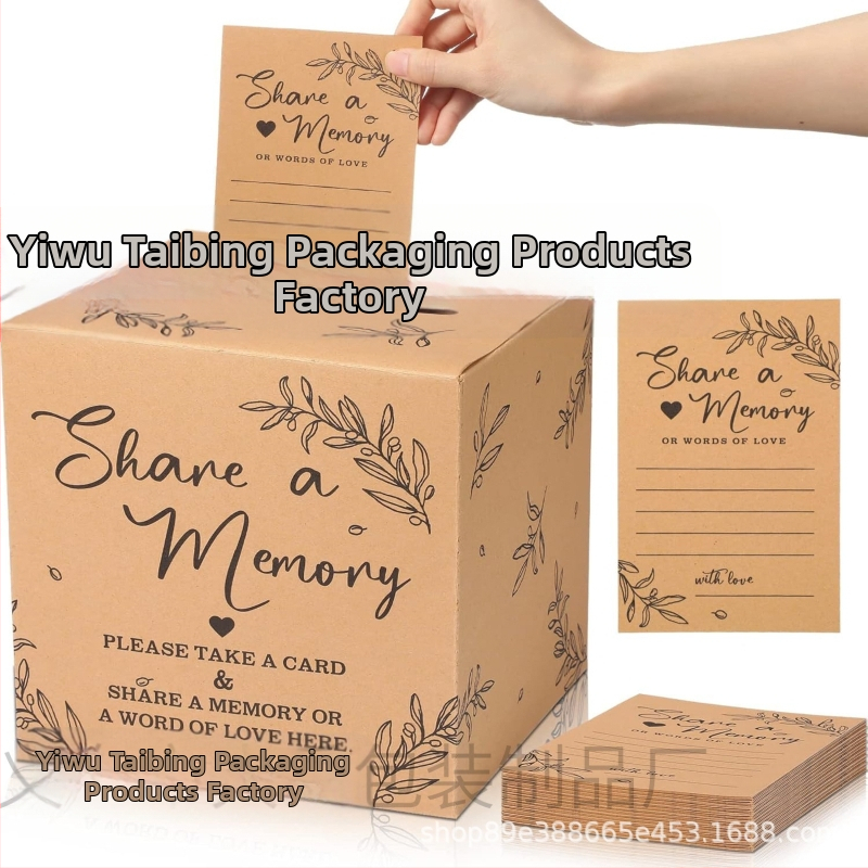 Pamätná krabička na kartičky, Materiál: Jammed, Štýl: Moderná jednoduchosť, Spracovanie: Tlač, Darček k narodeninám, maturite a párty