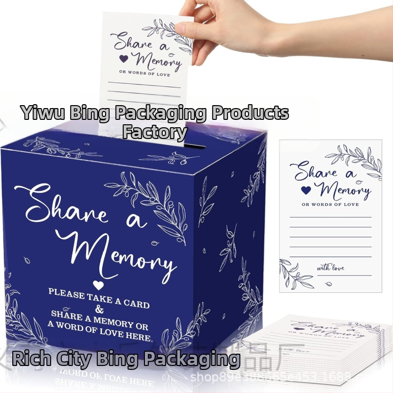 Pamätná krabička na kartičky, Materiál: Jammed, Štýl: Moderná jednoduchosť, Spracovanie: Tlač, Darček k narodeninám, maturite a párty