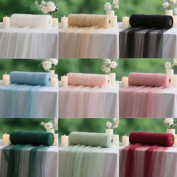 Draperie de nuntă din poliester pentru spătarul scaunului și decorul tavanului, stil european, procesare personalizată