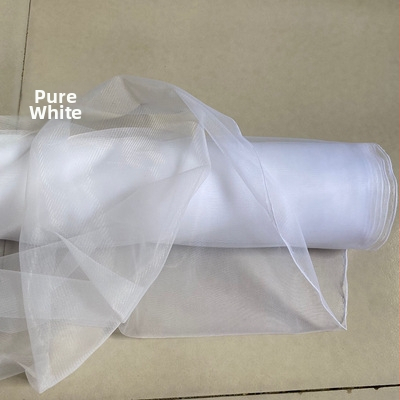 Rankų darbo vestuvinė gazės užuolaida kėdės atlošui ir lubų dekoravimui, Europos stilius, pritaikoma apdaila