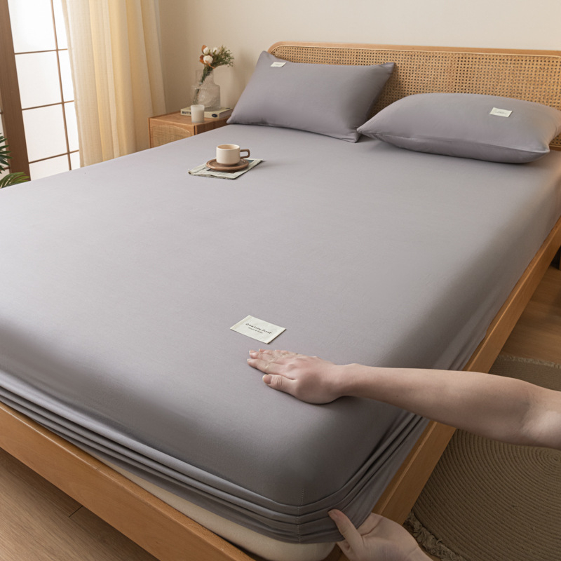 Σεντόνι στρώματος με λάστιχο από 100% βαμβάκι, ύφανση twill, βαφή αντίδρασης, 40 νήματα, πυκνότητα 133x72