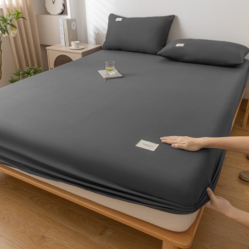 Σεντόνι στρώματος με λάστιχο από 100% βαμβάκι, ύφανση twill, βαφή αντίδρασης, 40 νήματα, πυκνότητα 133x72