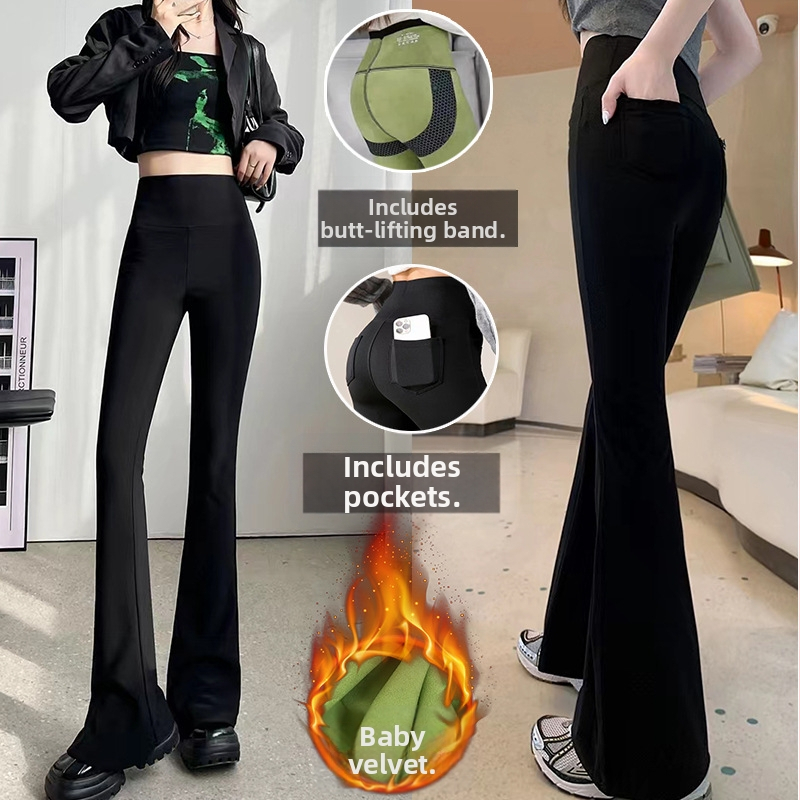 Nailona–spandexa maisījuma flēra bikses, bieza auduma, augsta elastība, slaids piegriezums, pilsētas stils