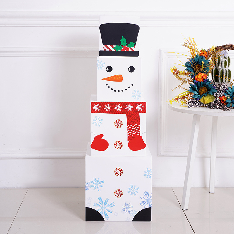 Senlin Nutcracker Stacking Box – papirnata dekoracija za scenografiju i uređenje prostora, Božić i blagdani