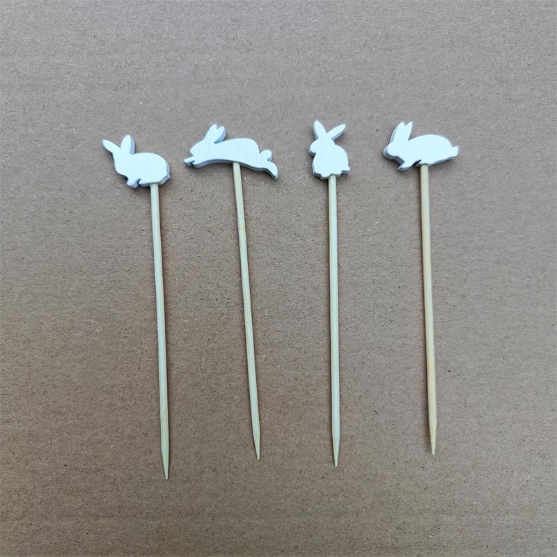 Sada ovocných vidličiek z bambusu — Pre dospelých; Materiál: Bambus; Import: Nie; Značka: Other