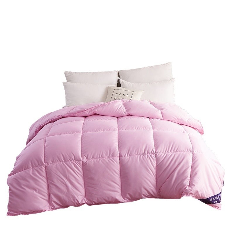 Одеяло кадифено-пера за всички сезони — Brushed и Quilted, анти-пера тъкан, запълване от обикновено влакно