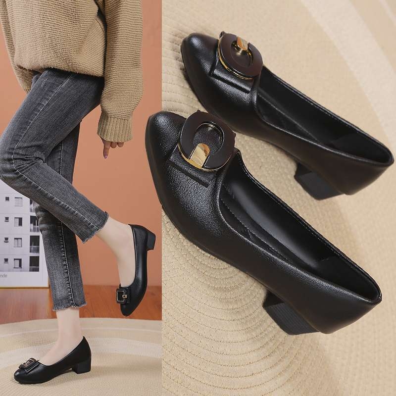 Moteriški slip-on balerinos su smailiu nosimi, PU viršus, PU padas, Korejos stilius