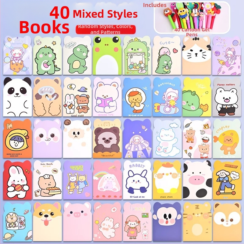 Xin Kaiyang Cartoon Zápisník – obal z papiera, vysoko kvalitný papier, roztomilý japonsko-kórejský štýl