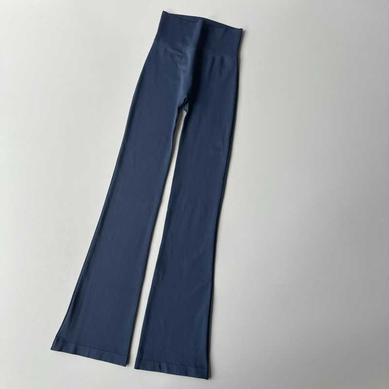 Dámske joggé nohavice s vysokým pásom, zvyšujúce zadok, bezšvové, elastické, pre fitness, Corduroy látka a ľanová zmes