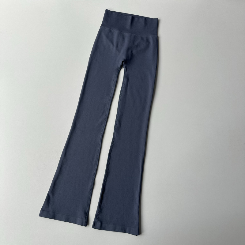 Dámske joggé nohavice s vysokým pásom, zvyšujúce zadok, bezšvové, elastické, pre fitness, Corduroy látka a ľanová zmes