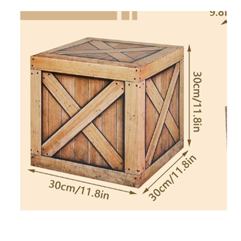 Dekoratívna kartónová krabička na westernovú párty, papierový rekvizit k fotografovaniu, darček pre deti