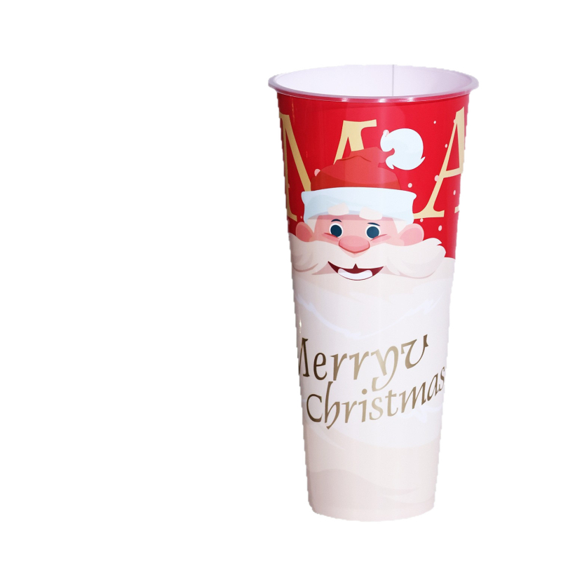 Jednorazový PP pohár na mliečny čaj, kruhového tvaru, objem 520–650 ml, možnosť tlače loga