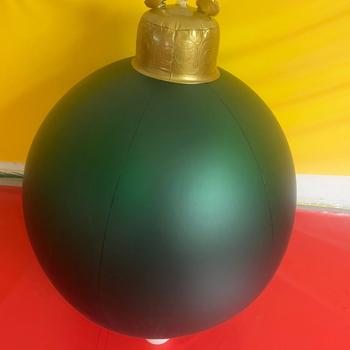PVC nafukovacia vianočná guľa - moderný minimalistický štýl, vysokofrekvenčná tepelná fúzia, model ZY-696