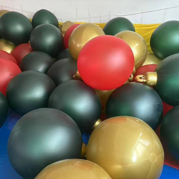 PVC nafukovacia vianočná guľa - moderný minimalistický štýl, vysokofrekvenčná tepelná fúzia, model ZY-696