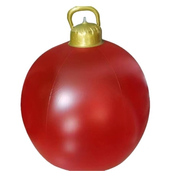 PVC nafukovacia vianočná guľa - moderný minimalistický štýl, vysokofrekvenčná tepelná fúzia, model ZY-696