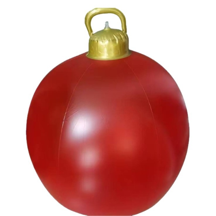 PVC nafukovacia vianočná guľa - moderný minimalistický štýl, vysokofrekvenčná tepelná fúzia, model ZY-696