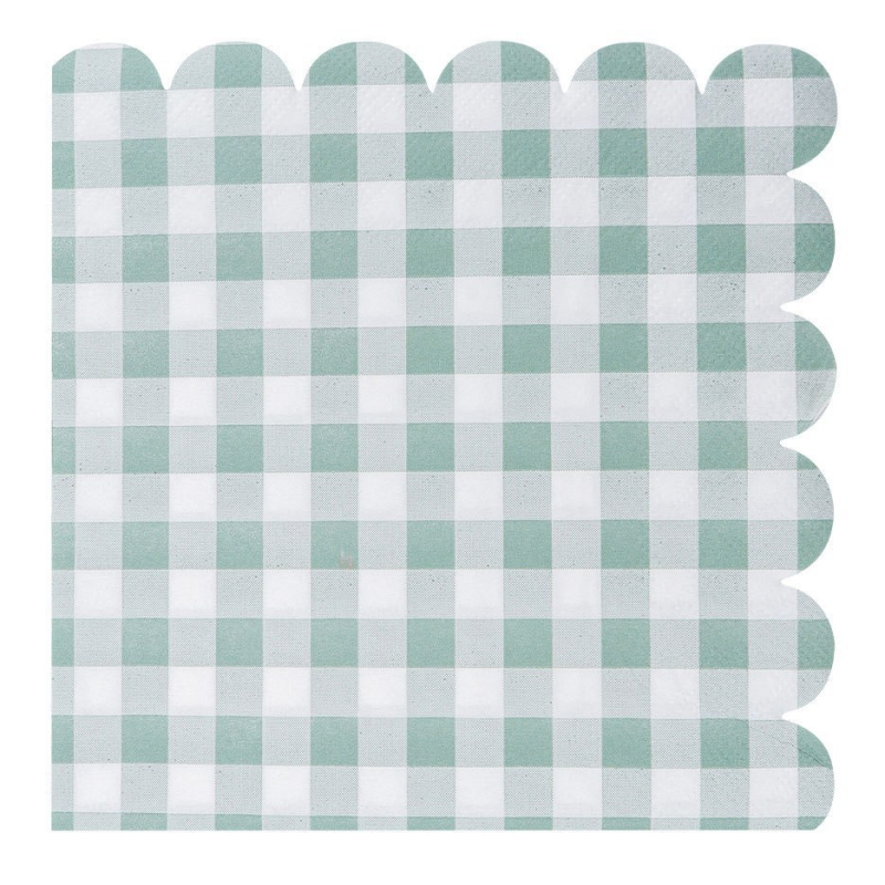 Jednorázové servítky Lace plaid model, 3-vrstvové, 20 ks, celulóza zo virginového dreva