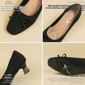 Kõrged kontsad, ruutvarvas, võrgust ülemine osa, paks konts 6–8 cm, kummist tald