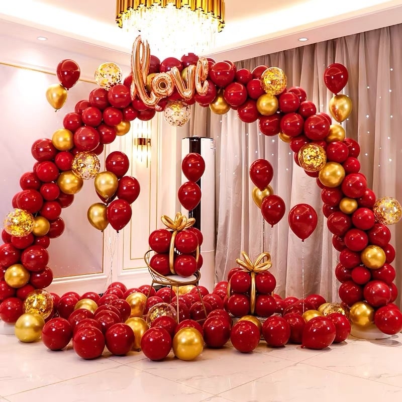 Stojan na balónový oblúk – Sada výzdoby na svadbu, plast, kartónové balenie, Značka XIYUEXI, na svadby