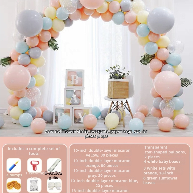 Stojan na balónový oblúk – Sada výzdoby na svadbu, plast, kartónové balenie, Značka XIYUEXI, na svadby