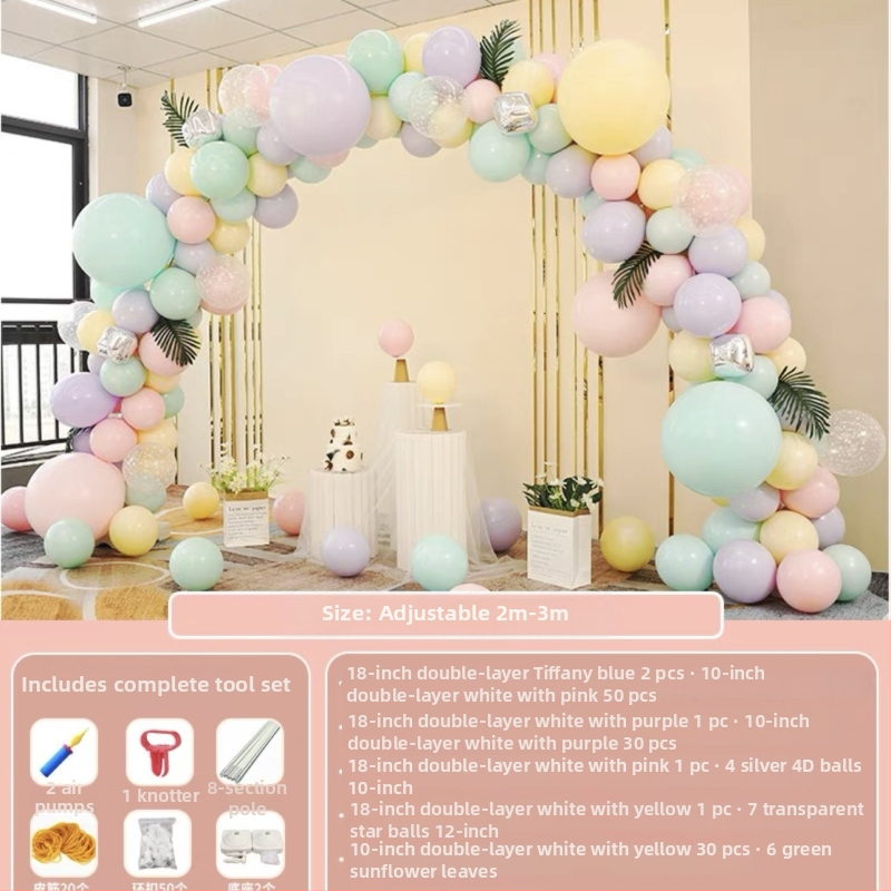 Stojan na balónový oblúk – Sada výzdoby na svadbu, plast, kartónové balenie, Značka XIYUEXI, na svadby