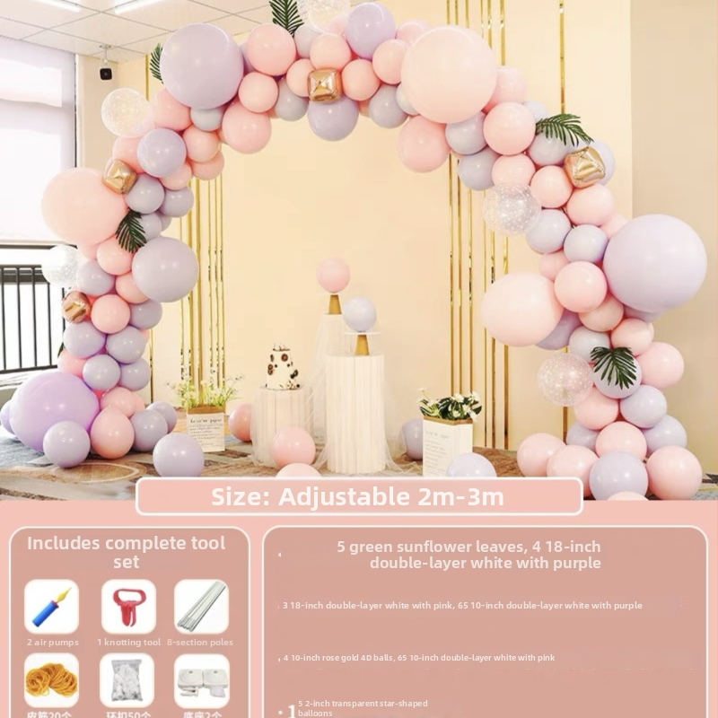 Stojan na balónový oblúk – Sada výzdoby na svadbu, plast, kartónové balenie, Značka XIYUEXI, na svadby