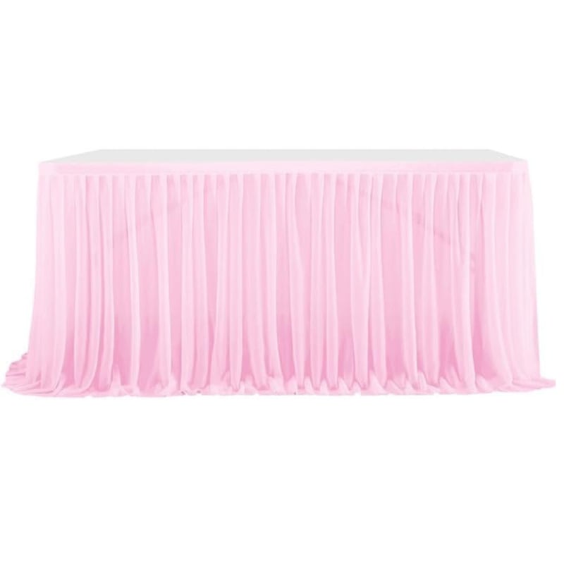 Φούστα τραπεζιού - Πολυεστέρας, Ορθογώνια, Μονόχρωμη, Παραδοσιακός Στυλ