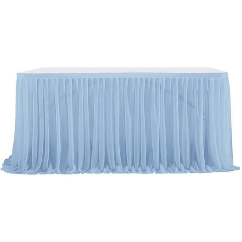 Φούστα τραπεζιού - Πολυεστέρας, Ορθογώνια, Μονόχρωμη, Παραδοσιακός Στυλ