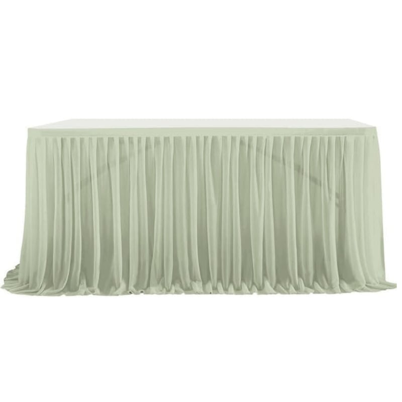 Φούστα τραπεζιού - Πολυεστέρας, Ορθογώνια, Μονόχρωμη, Παραδοσιακός Στυλ