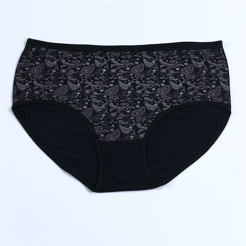 Tehotenské nohavičky vo veľkých veľkostiach, kvetinový vzor, stredná výška pásu, 85/15 bavlna, priedušná pletená podšívka