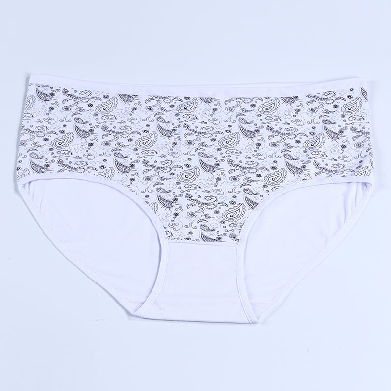 Tehotenské nohavičky vo veľkých veľkostiach, kvetinový vzor, stredná výška pásu, 85/15 bavlna, priedušná pletená podšívka