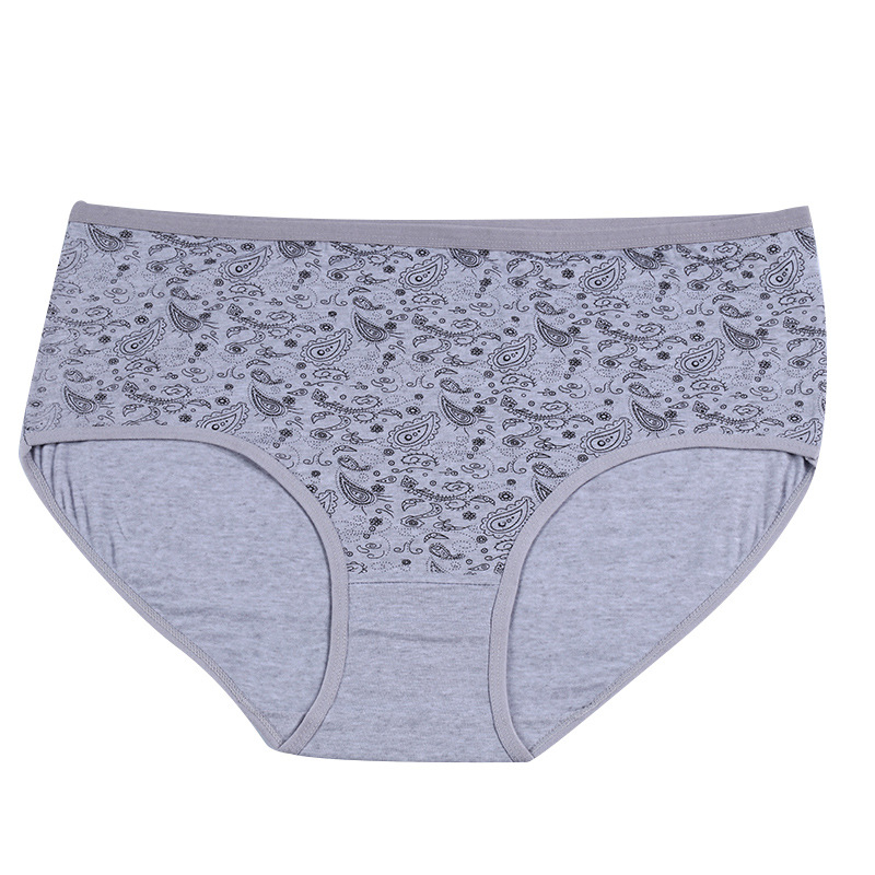 Tehotenské nohavičky vo veľkých veľkostiach, kvetinový vzor, stredná výška pásu, 85/15 bavlna, priedušná pletená podšívka