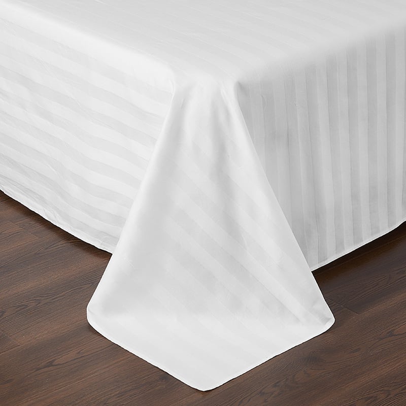 Hotelová posteľná súprava, pruhy, saténová tkanina, reaktívne farbenie, 40s bavlna, štvordielny set