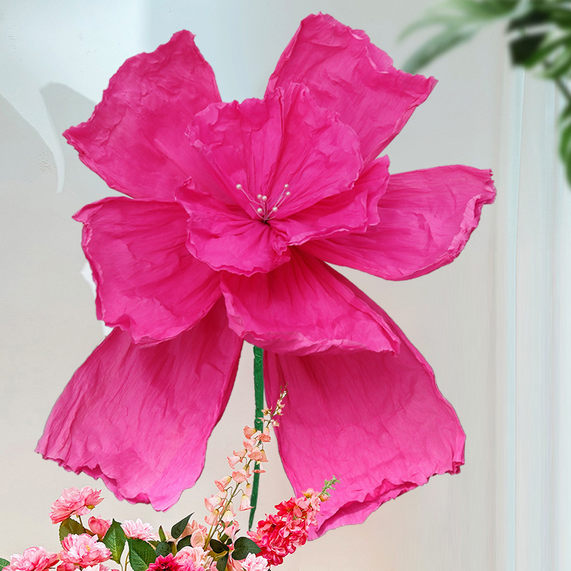 Coloană cu flori de hârtie pentru decorarea spațiului de nuntă; decor suspendat; material: hârtie; stil: 100197