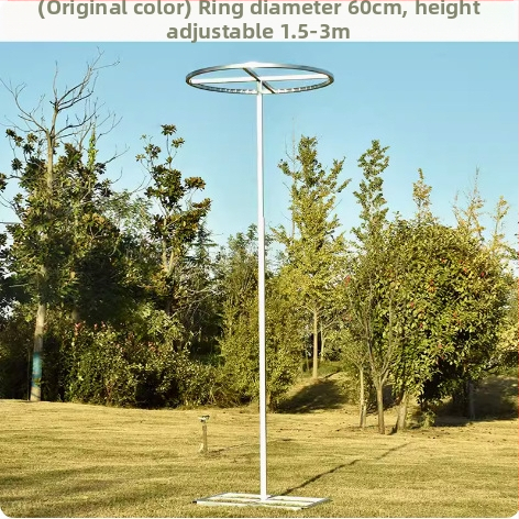 Telekopická železná tyč pre svadobnú záclonu s korálkami – kruhový rám, dekorácia