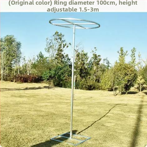 Telekopická železná tyč pre svadobnú záclonu s korálkami – kruhový rám, dekorácia