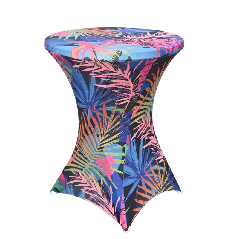 Τραπεζομάντιλο, στρογγυλό σχήμα, πολυεστέρας, εκτύπωση μοτίβου, ξενοδοχειακό στυλ