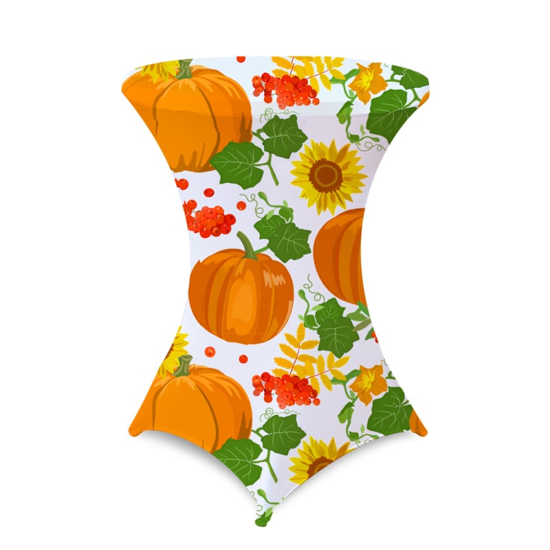 Τραπεζομάντιλο, στρογγυλό σχήμα, πολυεστέρας, εκτύπωση μοτίβου, ξενοδοχειακό στυλ