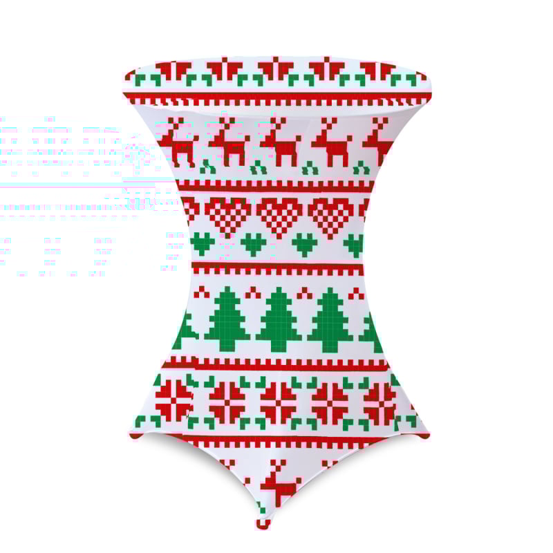 Τραπεζομάντιλο, στρογγυλό σχήμα, πολυεστέρας, εκτύπωση μοτίβου, ξενοδοχειακό στυλ