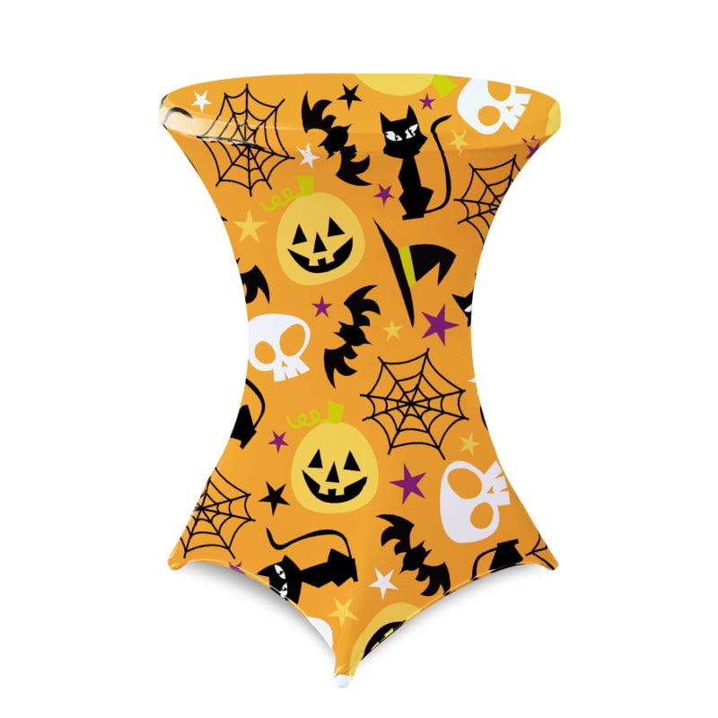 Τραπεζομάντιλο, στρογγυλό σχήμα, πολυεστέρας, εκτύπωση μοτίβου, ξενοδοχειακό στυλ