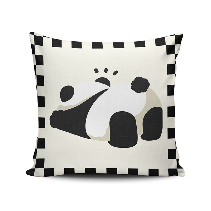 Пълнеж за възглавница от кристално кадифе, карикатурен/аниме дизайн, модерен минималистичен стил, за дневна стая