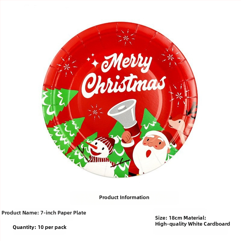 Jednorazový papierový tanier, kruhového tvaru, 400 g papiera, biologicky rozložiteľný, s potlačeným logom