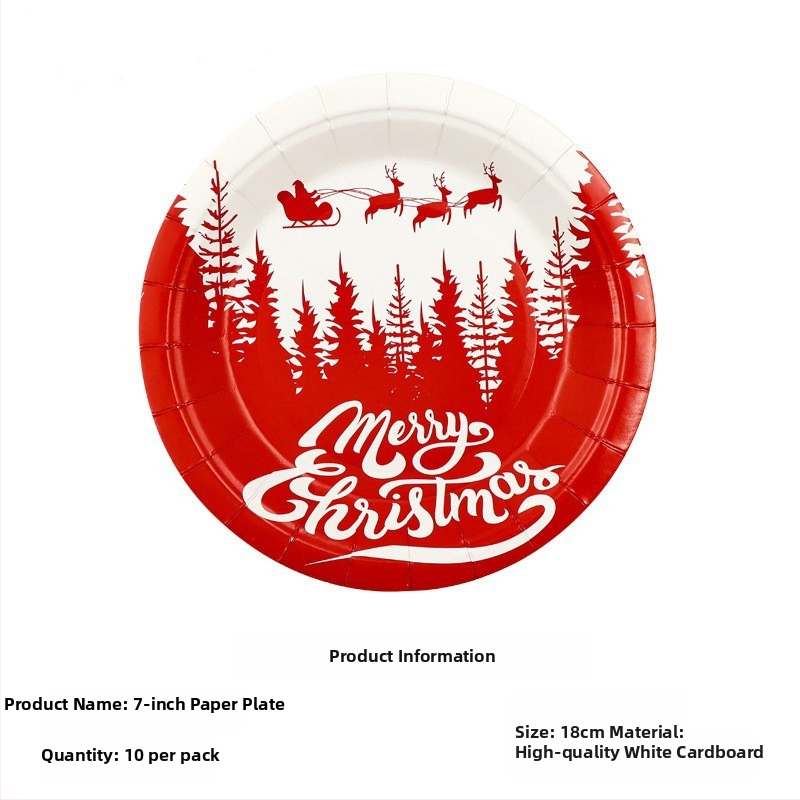 Jednorazový papierový tanier, kruhového tvaru, 400 g papiera, biologicky rozložiteľný, s potlačeným logom