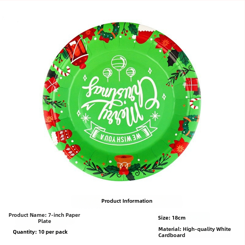 Jednorazový papierový tanier, kruhového tvaru, 400 g papiera, biologicky rozložiteľný, s potlačeným logom