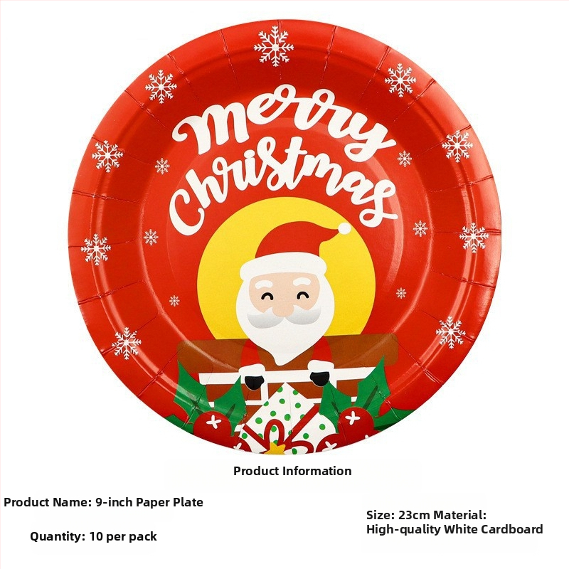 Jednorazový papierový tanier, kruhového tvaru, 400 g papiera, biologicky rozložiteľný, s potlačeným logom