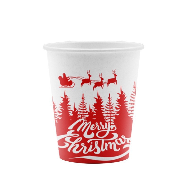 Jednorazový papierový tanier, kruhového tvaru, 400 g papiera, biologicky rozložiteľný, s potlačeným logom